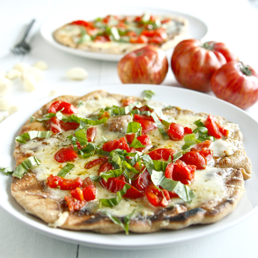 grilled pizza